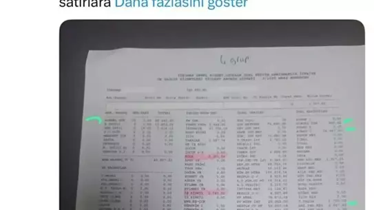 Cemil Tugay'dan Bordro Açıklaması