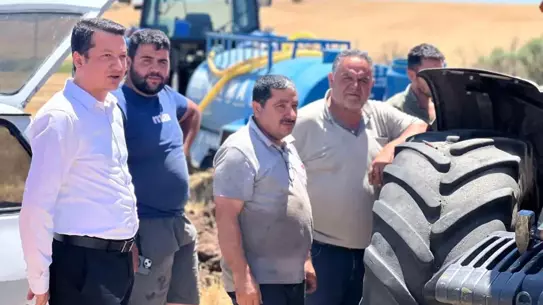 Olgun'dan Çiftçilere Destek Ziyareti