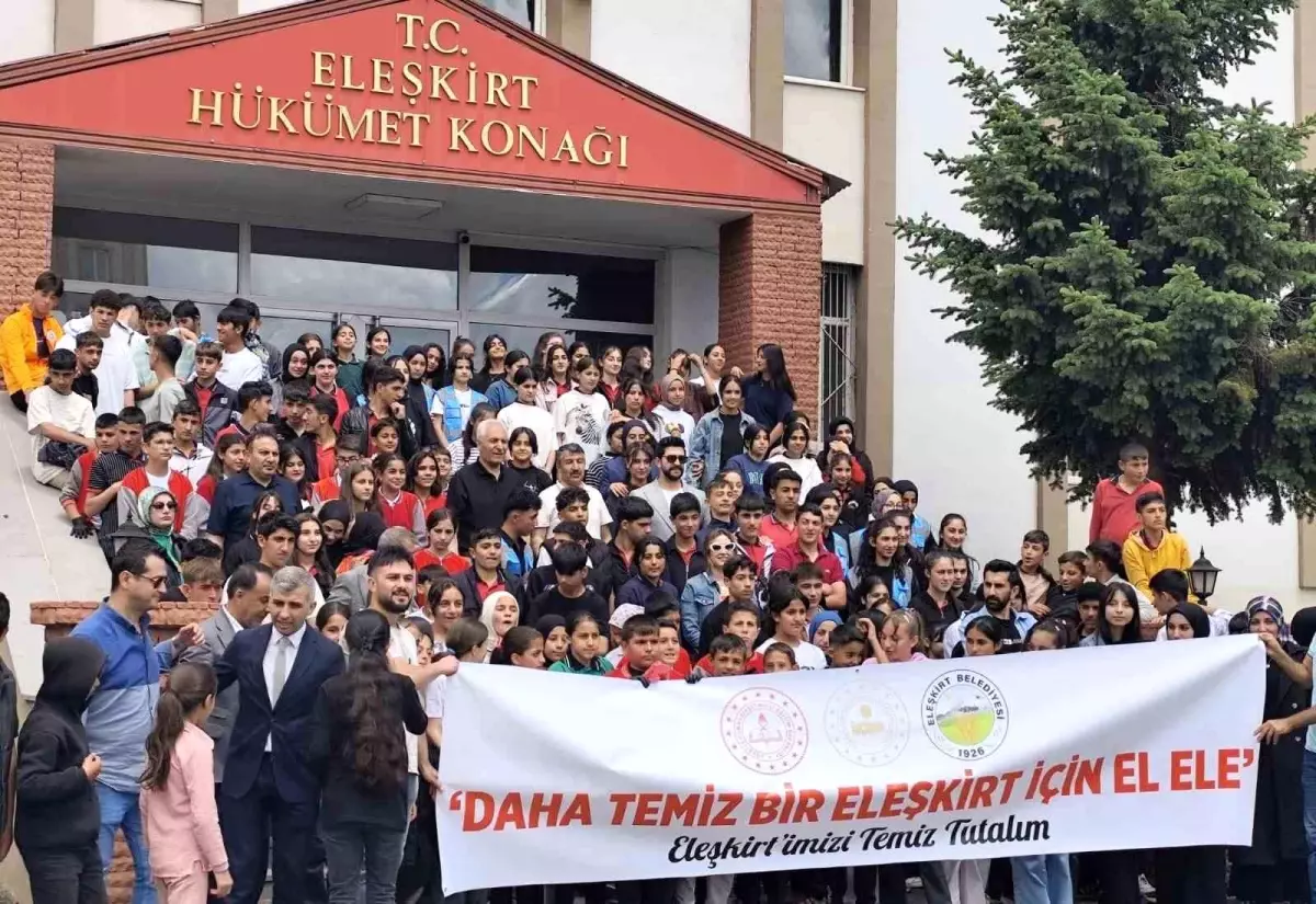 Eleşkirt'te Dünya Çevre Günü Temizlik Kampanyası Başlatıldı
