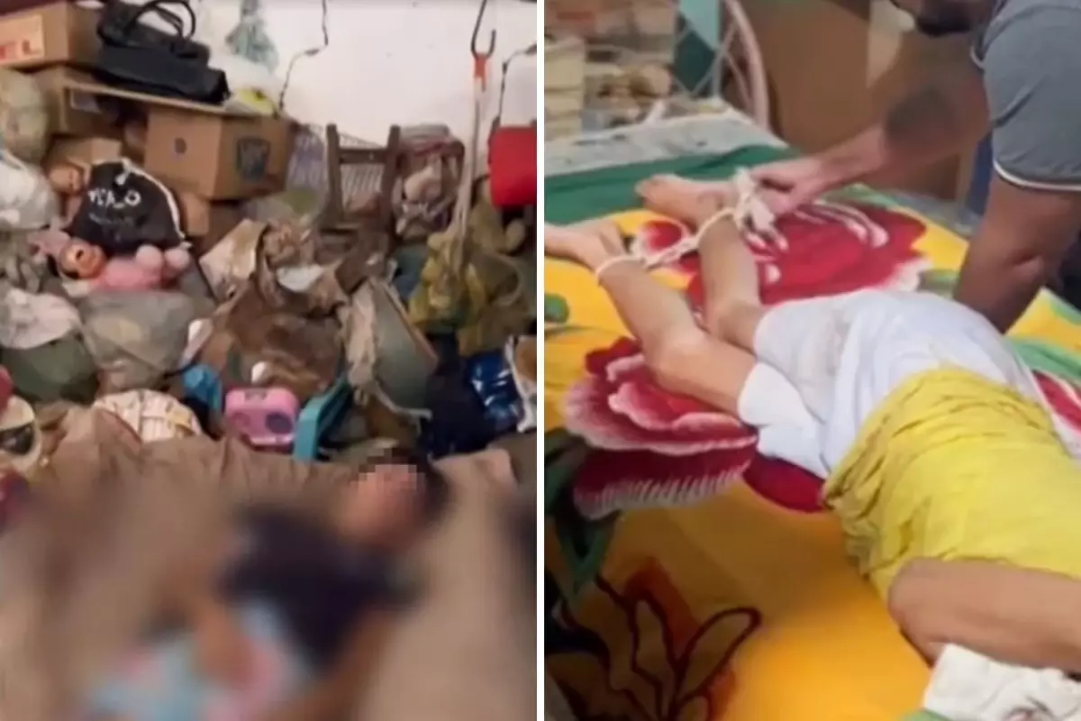 İki kız Kardeş, babaları tarafından zincire bağlanıp istismar edildi