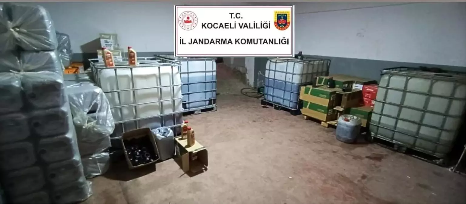 Kocaeli'de Sahte Yağ Operasyonu: 11 Milyon TL Ele Geçirildi