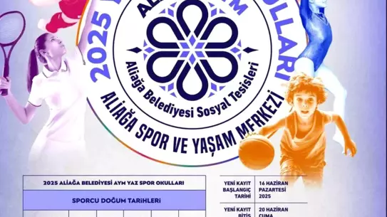 Aliağa Belediyesi Yaz Spor Okulları 2025 Kayıtları Başlıyor