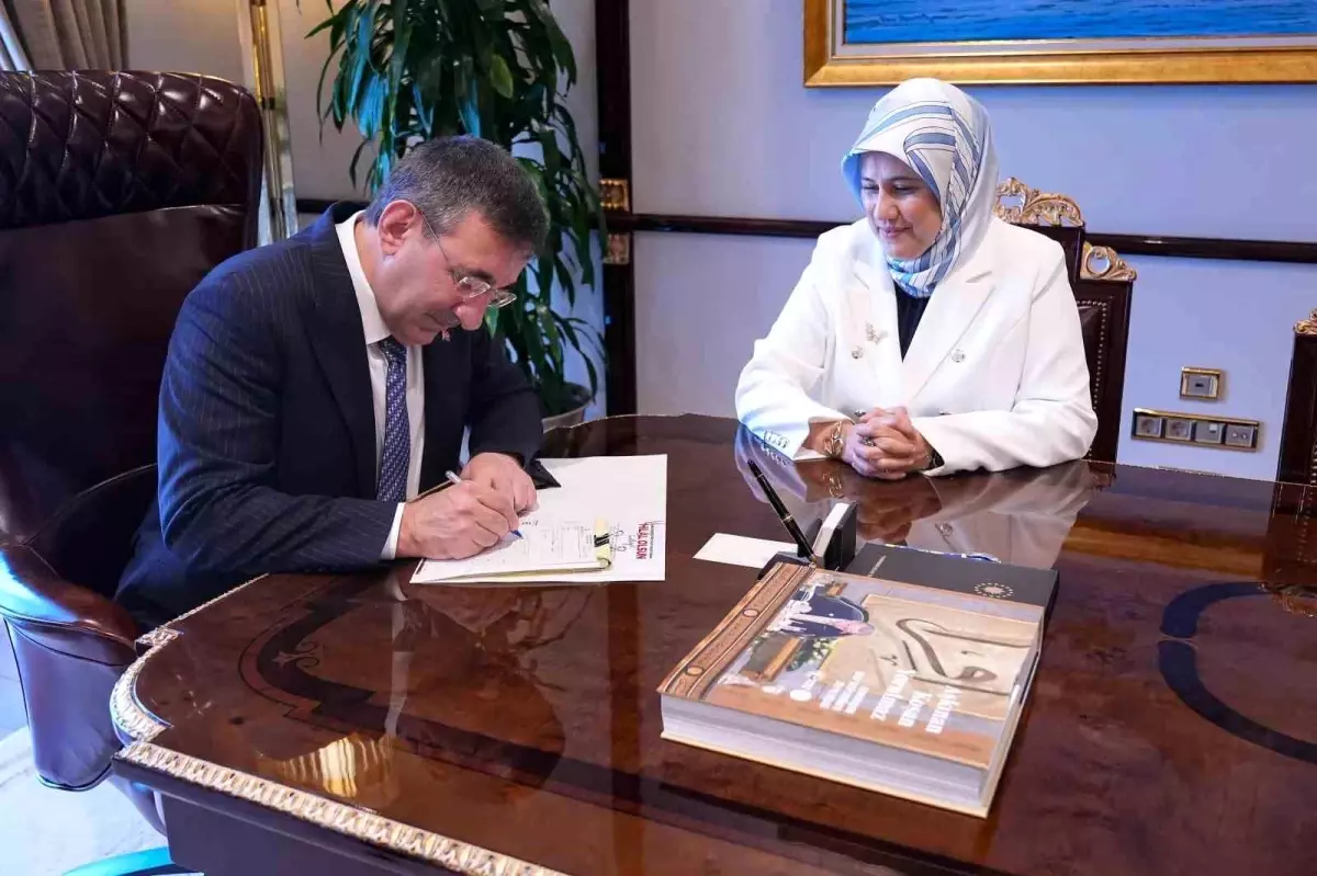 Cumhurbaşkanı Yardımcısı Yılmaz kurban vekaletini Türk Kızılay'a verdi