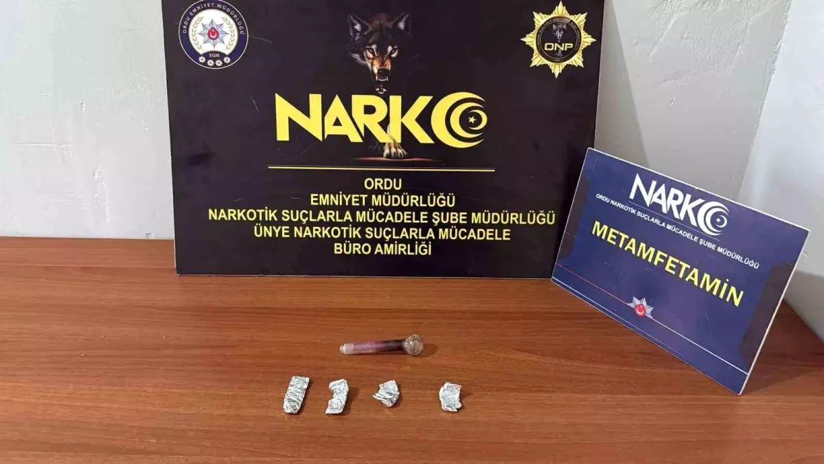 Ordu'da Uyuşturucu Operasyonu: 1 Tutuklama