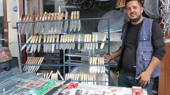 Kilis'te Bıçakçılara Bayram Yoğunluğu