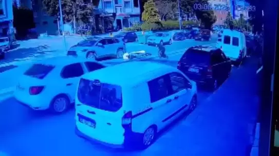 Ataşehir'de Motosiklet Kazası