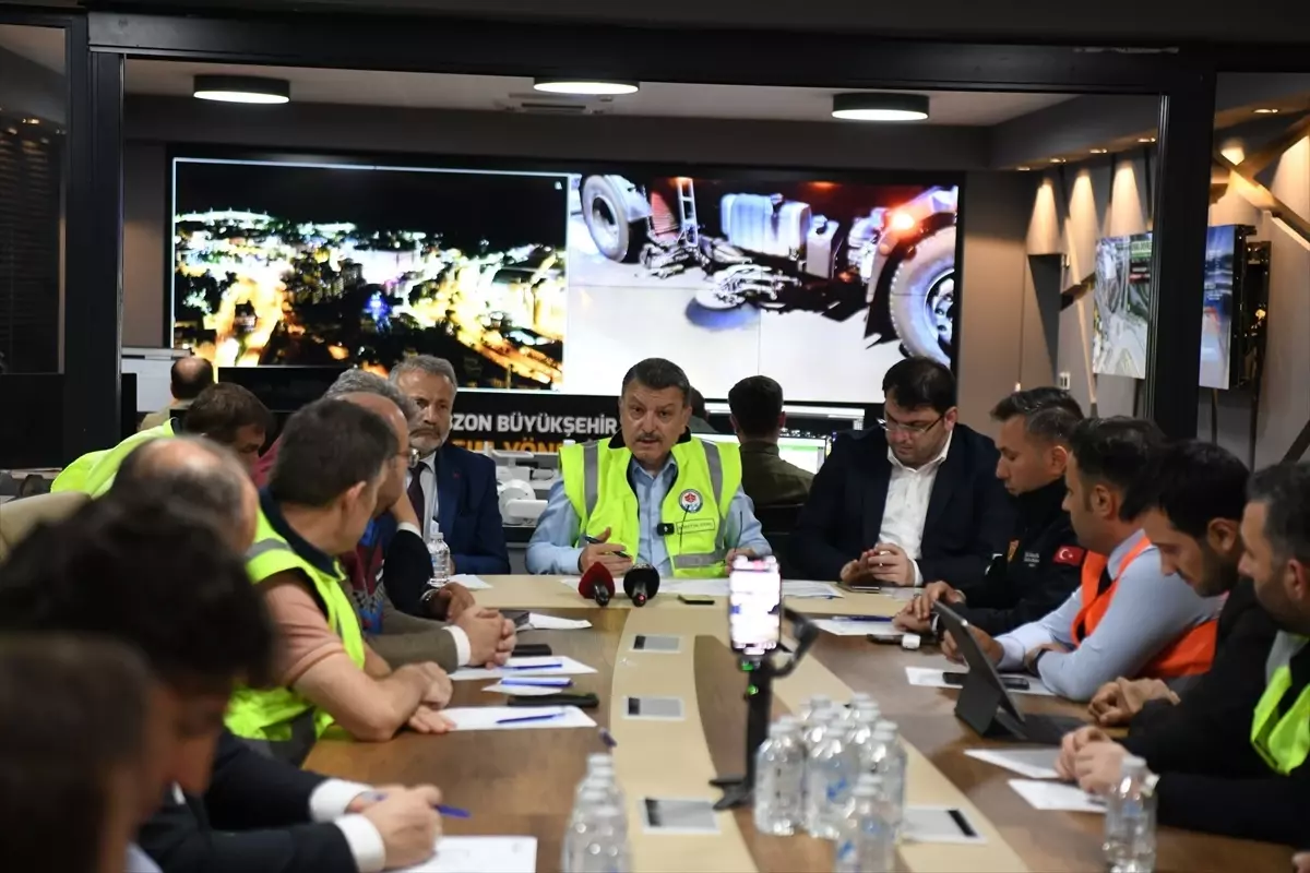 Trabzon'da Sel Felaketi İçin Seferberlik