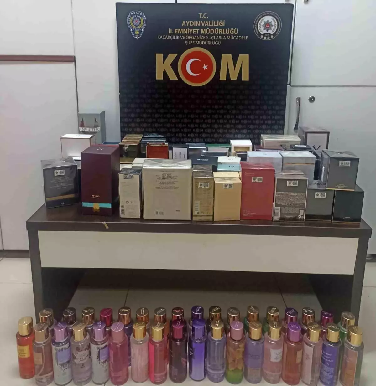Aydın'da Kaçak Parfüm Operasyonu