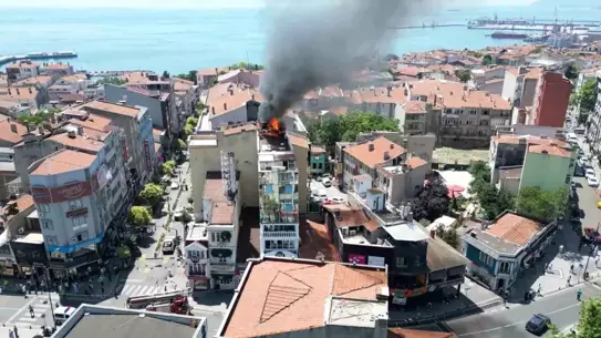 Tekirdağ'da Pastanede Yangın