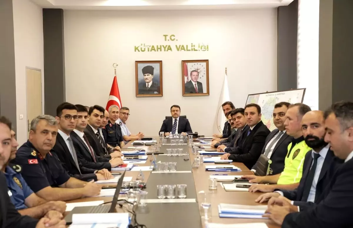Kütahya'da Güvenlik Toplantısı