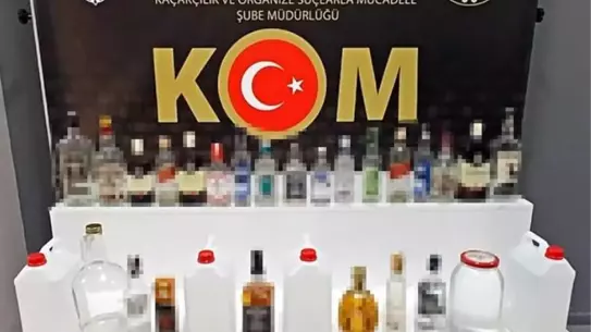 Isparta'da Kaçak İçki Operasyonu