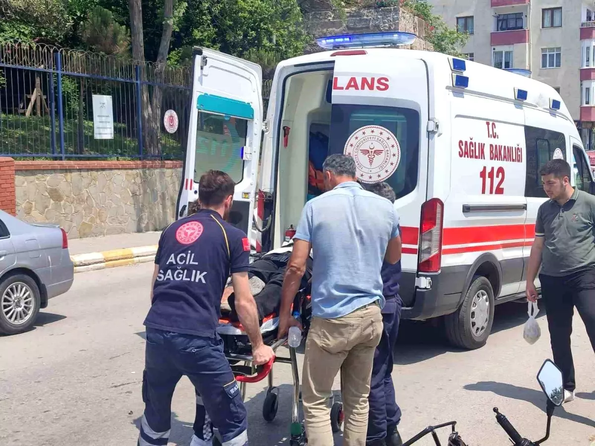 Sinop'ta Motosiklet Kazası: 2 Yaralı