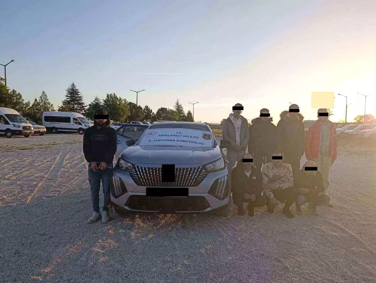 Kırklareli'nde 146 Kaçak Göçmen Yakalandı
