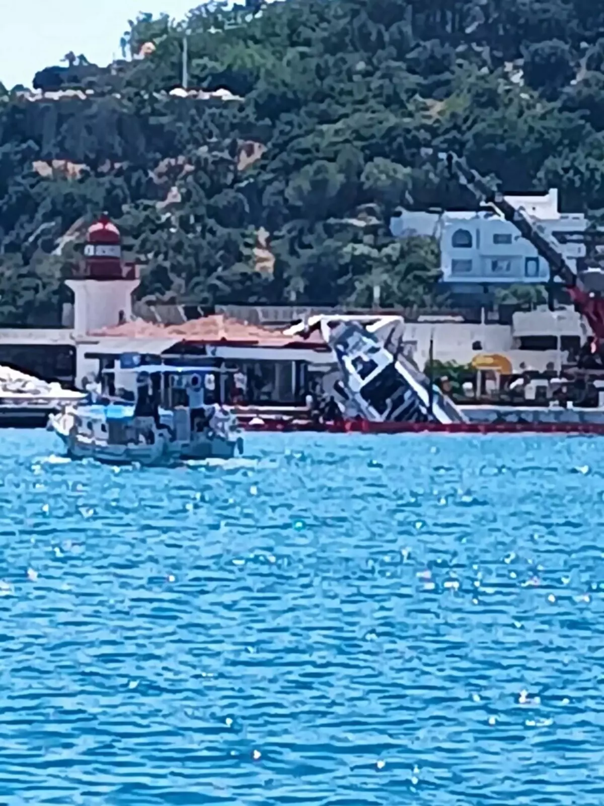 Bodrum'da Motoryat Patladı