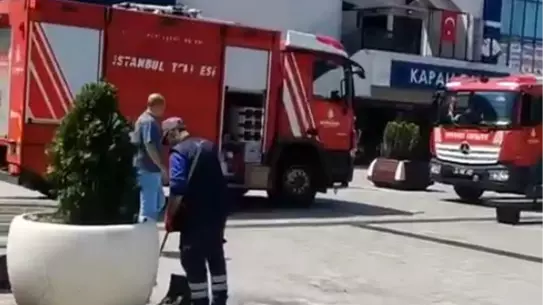Büyük İstanbul Otogarı'nda Yangın
