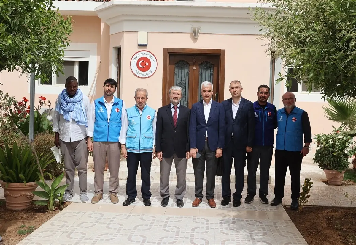 TDV Heyeti Moritanya'da Kurban Organizasyonu İçin Ziyarette Bulundu