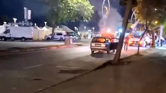 Karasu'da Otomobil Yangınına Müdahale