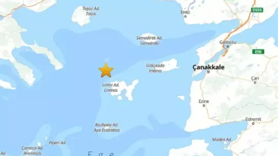 Ege Denizi'nde 4.6 Büyüklüğünde Deprem