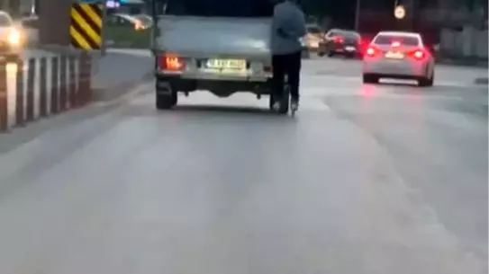Bursa'da Gençten Tehlikeli Seyahat