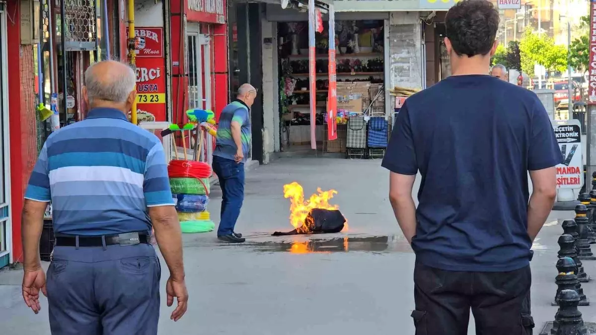 Karabük'te Piknik Tüpü Yangını