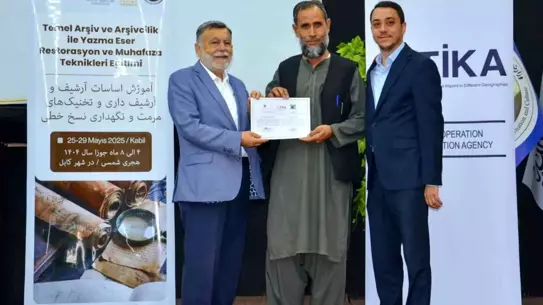 TİKA'nın Afganistan'da Arşiv Eğitimi