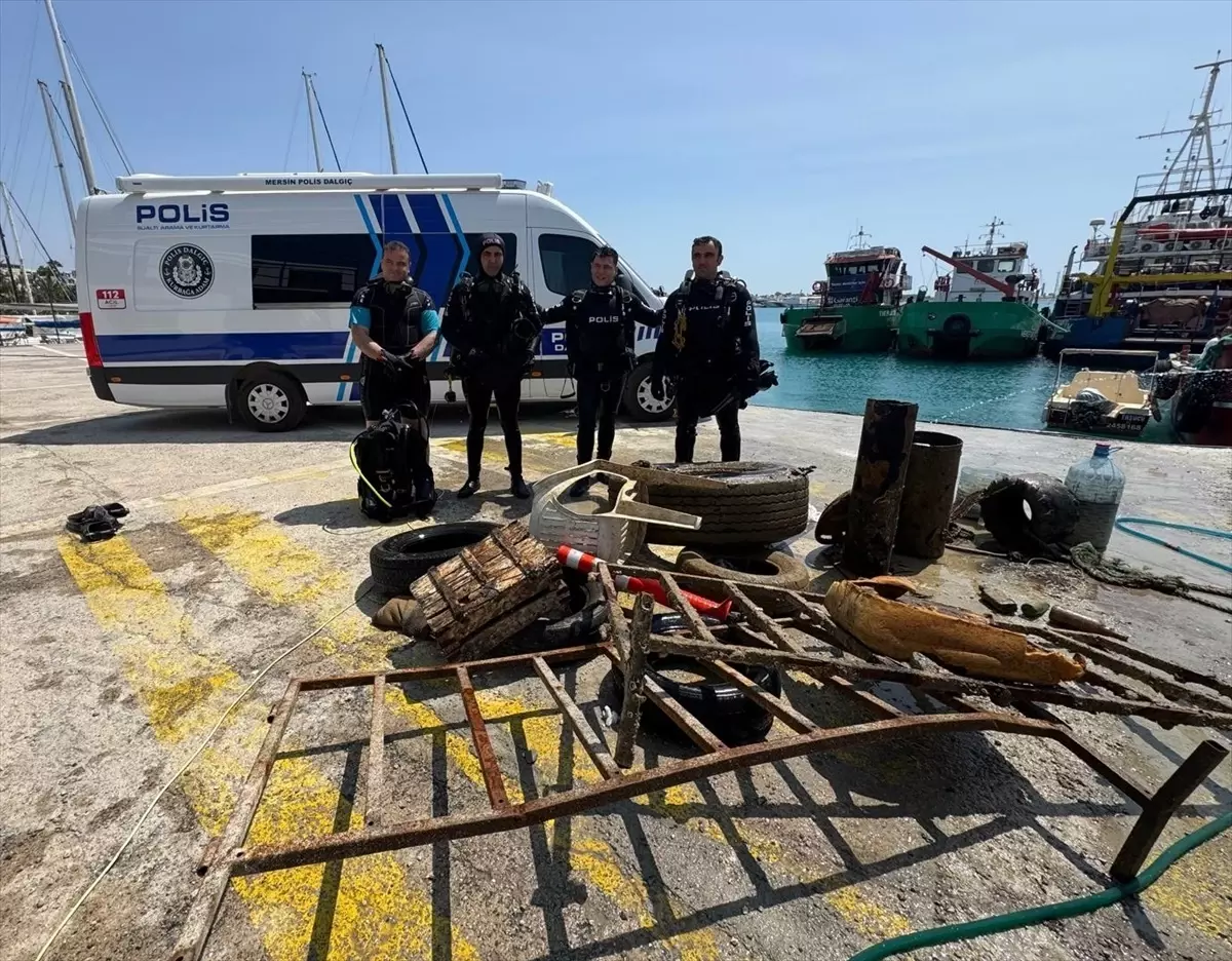 Silifke'de Deniz Temizliği Yapıldı