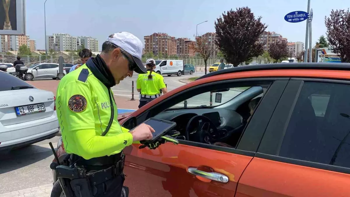 Konya'da Bayram Trafik Denetimleri Yoğunlaştı