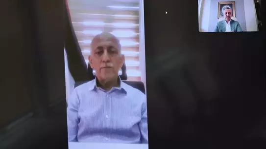 Kocaeli Büyükşehir Belediye Başkanı Büyükakın, Gazze Belediye Başkanı ile görüntülü görüştü