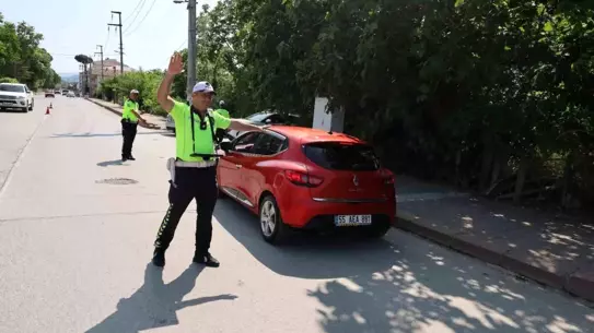 Bafra'da Kurban Bayramı Trafik Denetimleri Artırıldı