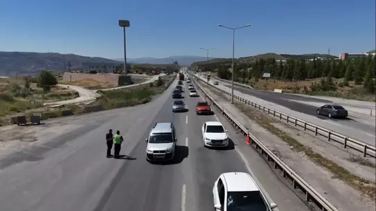 Kırıkkale'de Bayram Trafik Yoğunluğu
