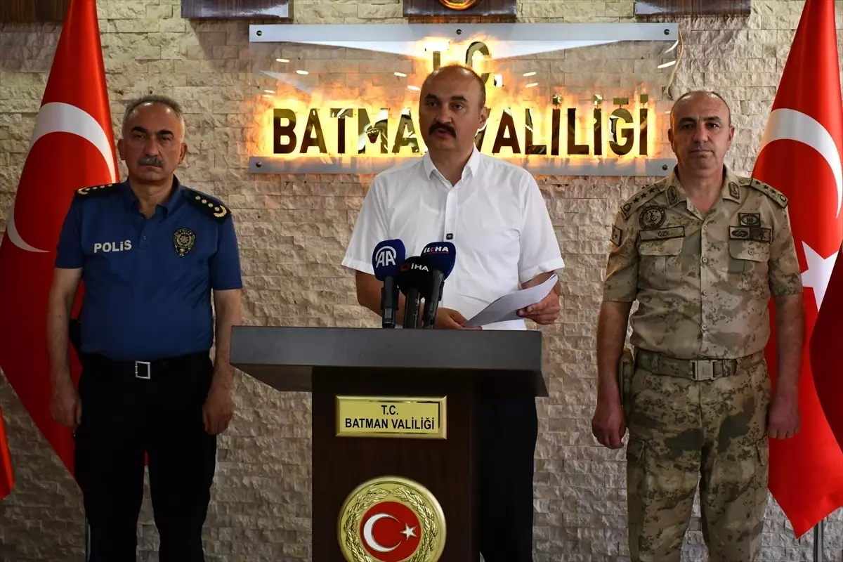 Batman'da Güvenlik Değerlendirme Toplantısı