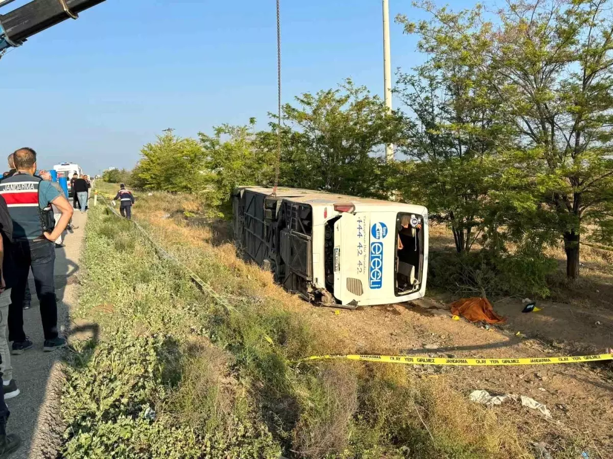 Ereğli'de Otobüs Kazası: 1 Ölü, 23 Yaralı