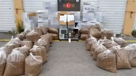 Kütahya'da Kaçak Tütün Operasyonu