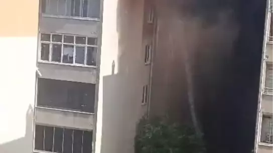Silivri'de Binada Yangın