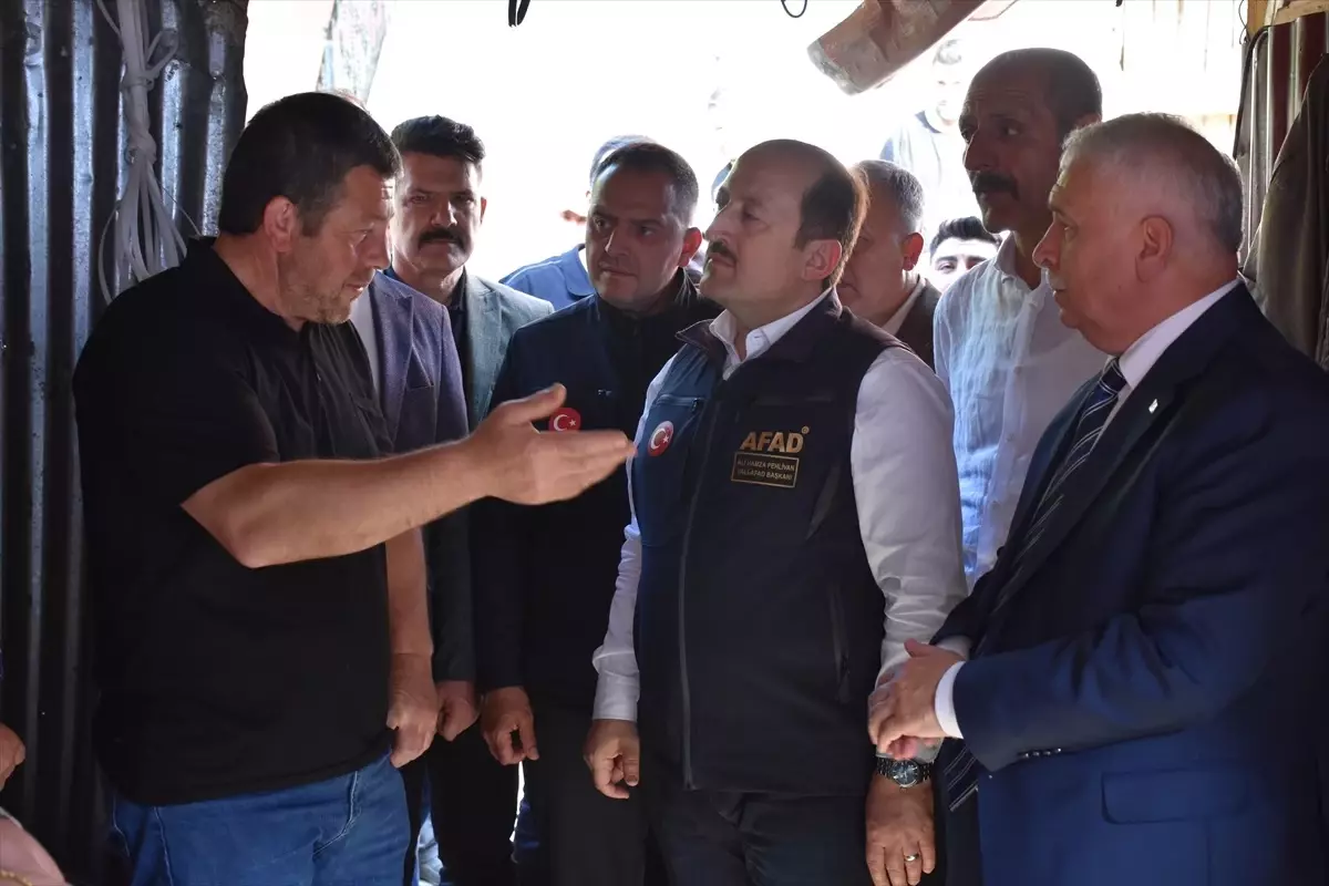 AFAD Başkanı Pehlivan, Kaybolan Hüseyin Aydın'ın Ailesini Ziyaret Etti