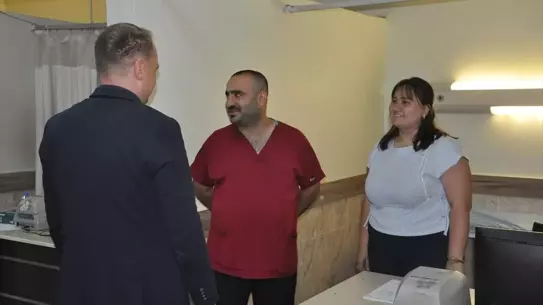 Bulanık Kaymakamı Koşansu Bayramda Güvenlik Güçlerini Ziyaret Etti