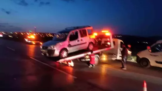 Elmadağ'da Zincirleme Kaza: 1 Yaralı