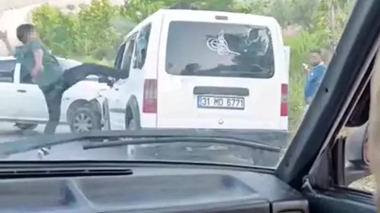 Hatay'da Trafik Kazası Sonrası Saldırı