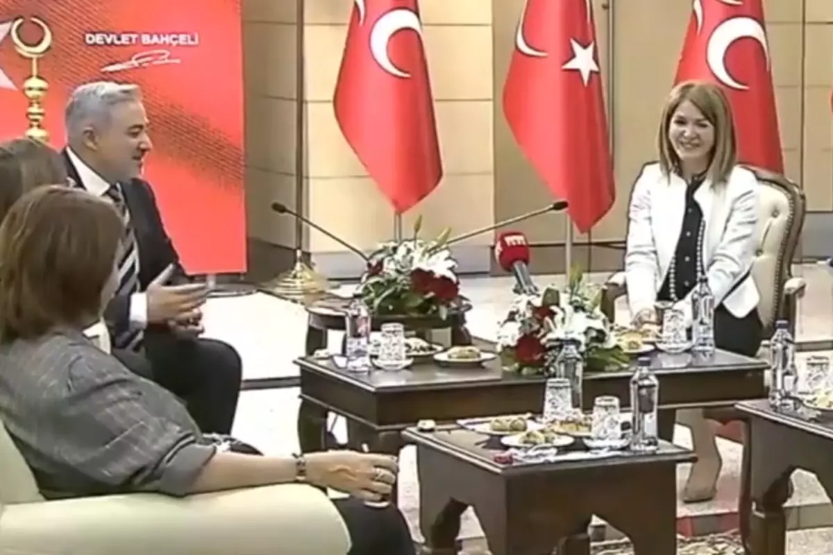 MHP ve DEM Parti heyetleri bayramlaşıyor