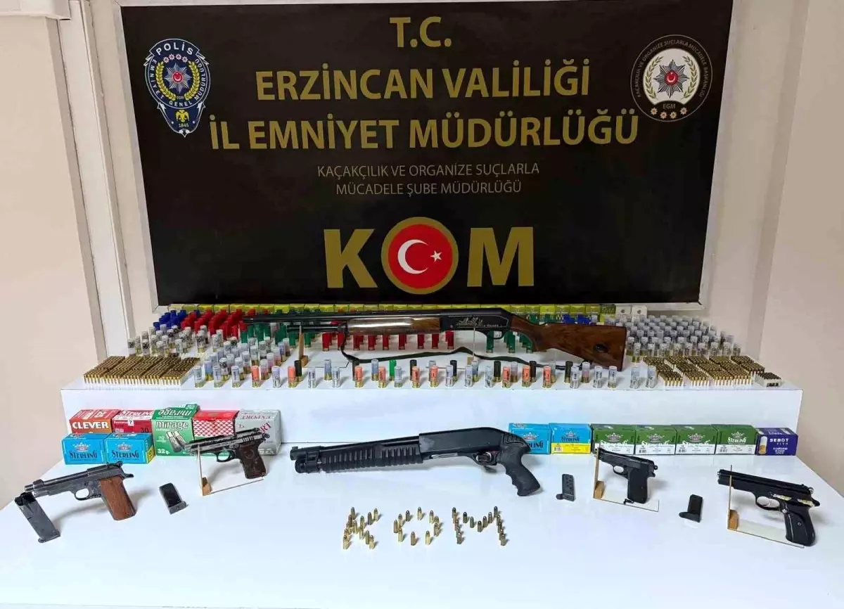 Refahiye'de Silah Operasyonu: 2 Tutuklama