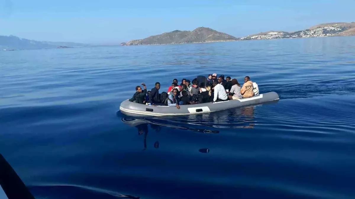 Bodrum'da 25 Düzensiz Göçmen Yakalandı