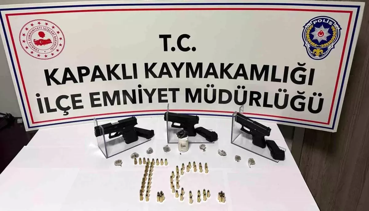 Tekirdağ'da Silah Operasyonu