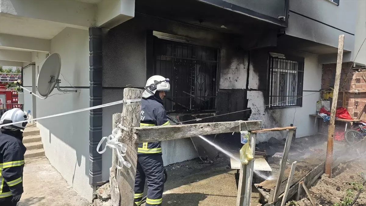 Niksar'da Apartman Yangını