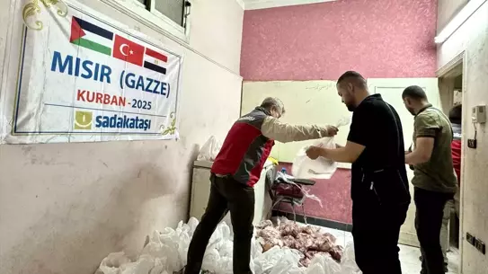 Sadakataşı'ndan Gazze'ye Kurban Desteği