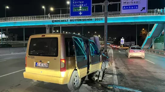 İzmit'te kaza: 2 yaralı