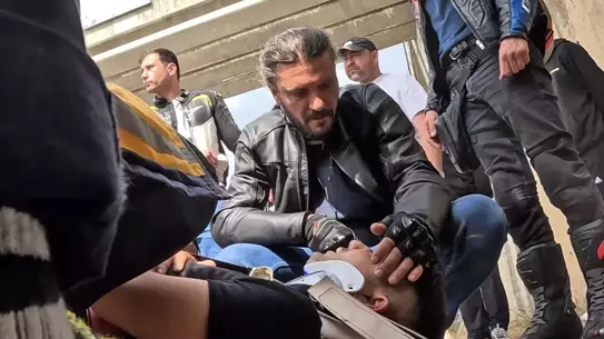Gölcük'te Motosiklet Kazası