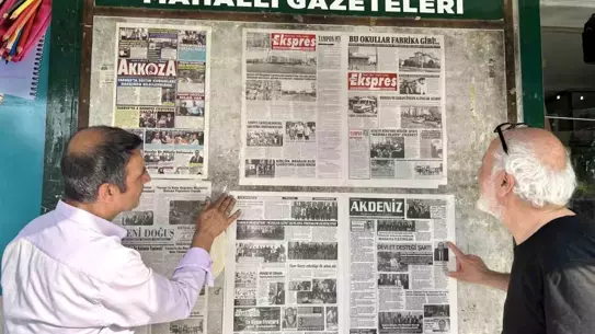 Tarsus'ta 48 Yıllık Duvar Gazetesi Geleneği
