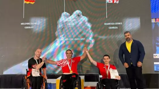 Türkiye, Avrupa Bilek Güreşi'nde 3 Altın Madalya Kazandı