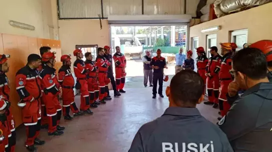 BUSKİ Arama Kurtarma Ekibi Afet Yönetimi İçin Akredite Oldu