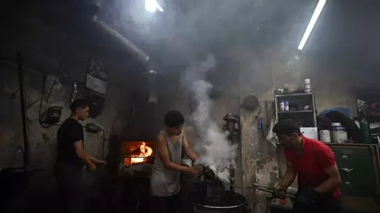 Kurban Bayramı'nda Demirci Ustaları Mesai Yapıyor